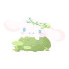 Rest on a Mossy Rock♪ Cinnamoroll Plushie L