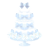 A Slice for Two♪ White Wedding Cake