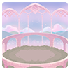 Dreamy Sleeping Rose Garden Background