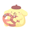 Pretzel Fan Pompompurin Plushie L