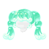 Bouncy Melon Soda Jelly Pigtails