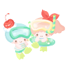 Enjoying Tangy Summer Kiki & Lala Plushie L