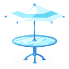 Let's Look at the Fireworks♪ Parasol Table