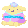 Relax At The Beach♪ Pompompurin Plushie S