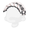 Mirror World's Monochrome Frilly Headdress