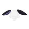 Chic Black Droopy Bunny Ears