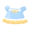 Small Paper Blue Ribbon