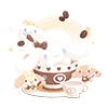 Made with Friends Cinnamoroll Latte Art Bed