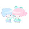 Trying on Colors Kiki & Lala plushie S