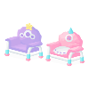 Baby Monster Chair Set