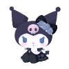 Waiting for the Phantom Kuromi Plushie XL