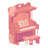 Sunset-Colored Courtyard's Pipe Organ