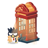 BAD BADTZ-MARU's Phone Booth on the Street