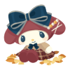 Collecting Autumn Leaves My Melody Plushie S