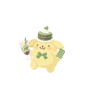 Serving Matcha Desserts Pompompurin