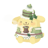 Tea Time Pompompurin Plushie XL