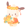 Marigold Bouquet Pochacco Plushie L