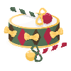 Liven Up the Christmas Mood Toy Drum