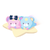 Flying with the Star Puff & Poff Plushie S