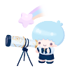 Looking Through the Telescope Kiki Plushie L