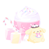 Pompompurin Snowy Marshmallow Parfait