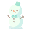 Sparkling Mini Snowman