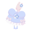 Growing Blue Flowers MARRONCREAM Plushie S