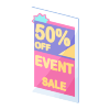 Super Sale! 50% Discount Event Poster