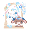 Welcoming Spring SUGARBUNNIES Plushie XL