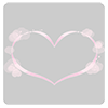 I Love You So Much♡ Big Pink Heart Frame