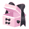 Surprise Gift for Cogimyun♪ Pink Gift Box Chair