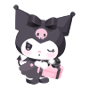 Pink Surprise Gift Box♡ Kuromi Plushie S