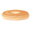 Freshly Baked Plain Bagel