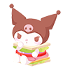 Being in the Sandwich♪ Kuromi Plushie S