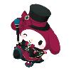 Phantom Thief Fashion My Melody Plushie L