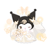 Butterfly Princess Kuromi Plushie XL