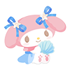 Seashell Bridesmaid♪ My Melody Plushie M