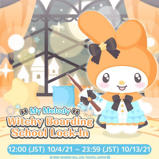 My Melody Witchy Boarding School Lock-In