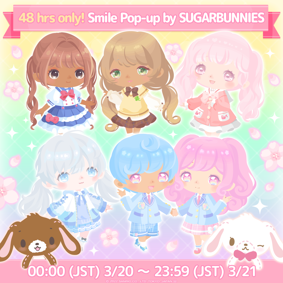 Smile Pop-up by SUGARBUNNIES