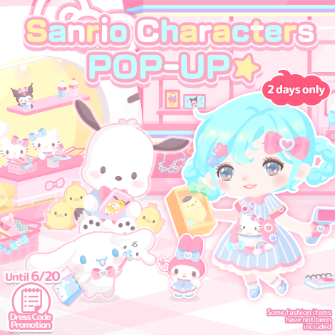 Sanrio Characters POP-UP