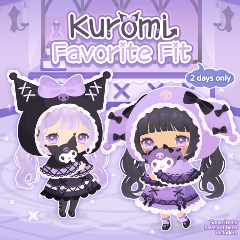 Kuromi Favorite Fit