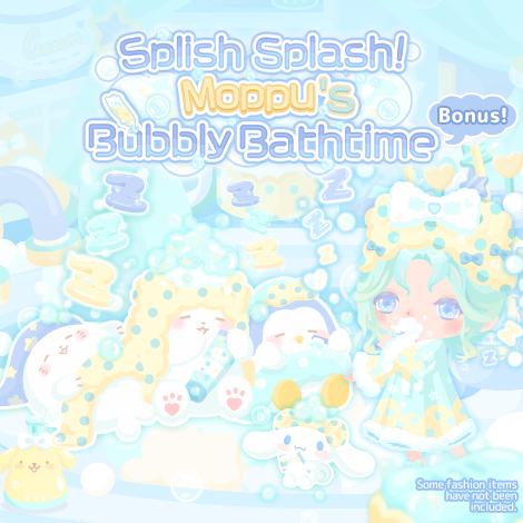 Splish Splash! Moppu's Bubbly Bathtime