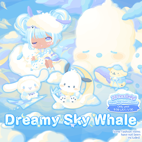 Dreamy Sky Whale