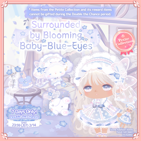 Surrounded by Blooming Baby-Blue-Eyes