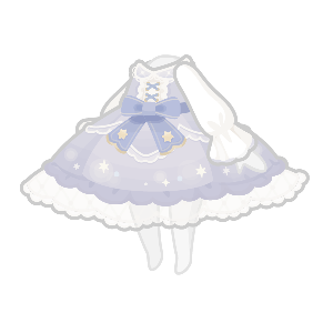 Night Sky Rabbit Lacy Dress