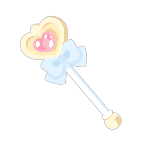 Lovely Princess Jewel Heart Wand