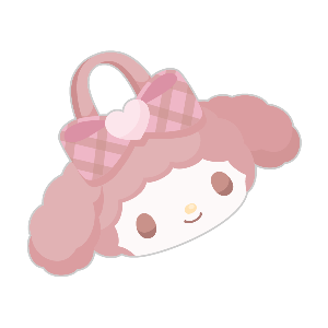 Warm Wool My Melody Face Bag