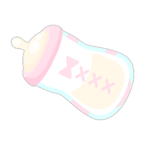 My Favorite Drink! Huge Pastel Baby Bottle