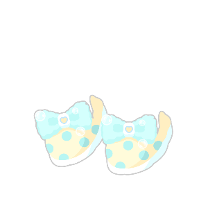 Polka Dot Bubble Bath Slippers