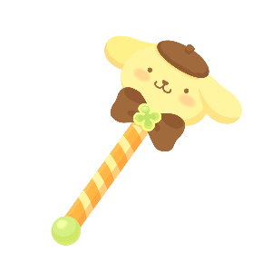 Pompompurin Party Time Parade Baton